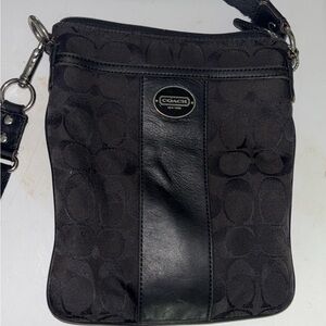 Coach Black Signature Crossbody Bag
